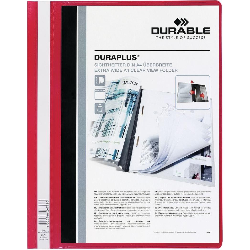 Durable, Mappe, PRÄSENTATIONSHEFTER DURAPLUS 25 ST 257903 (A4, 25 x)