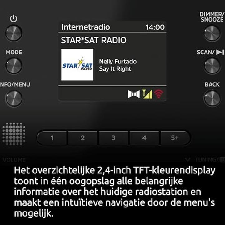 Image du produit TechniSat DigitRadio 550 IR (FM, DAB+ DAB, Webradio, WiFi, UNDOC)