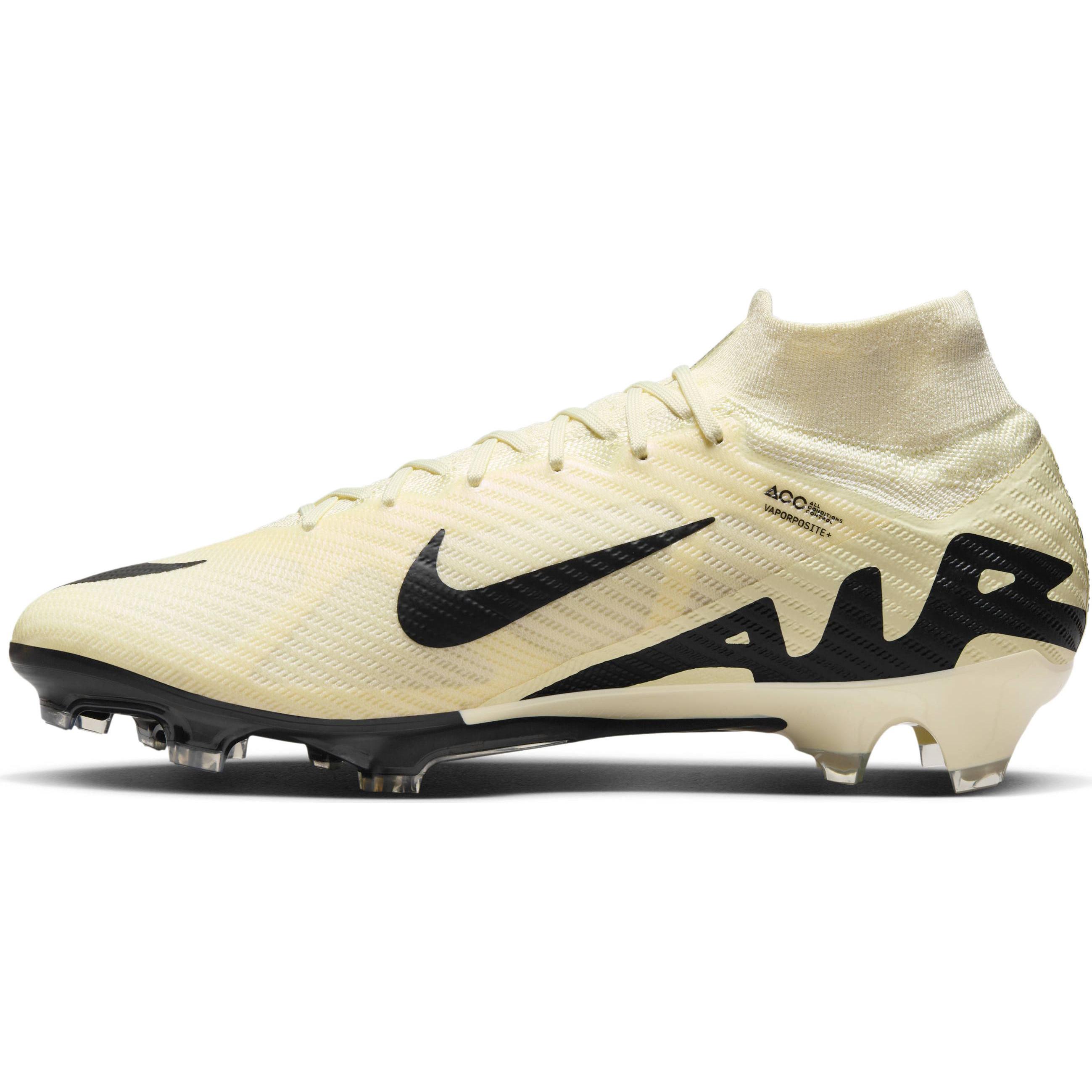 Nike, Uomini, Scarpe da calcio, Cam Zoom Mercurial Superfly 9 Elite FG (44.5), Giallo, Beige