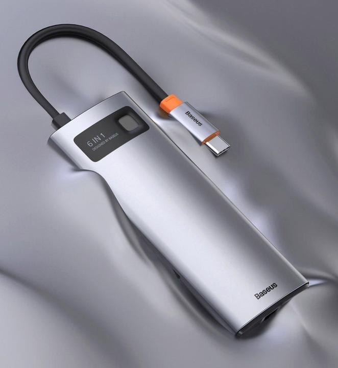 Immagine prodotto Baseus Bagliore di metallo (USB-C, 6 porte)