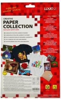 Logo Typ Klebefolie, transparent, A4, 125 g (125 g/m², A4, 10 Stk.)