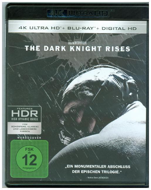 WB The Dark Knight Rises (4k Blu-ray, 2012, German)