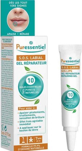 Immagine prodotto Puressentiel SOS Lippenpflege Reparierendes Gel Gel (Gel per labbra, 5 ml)