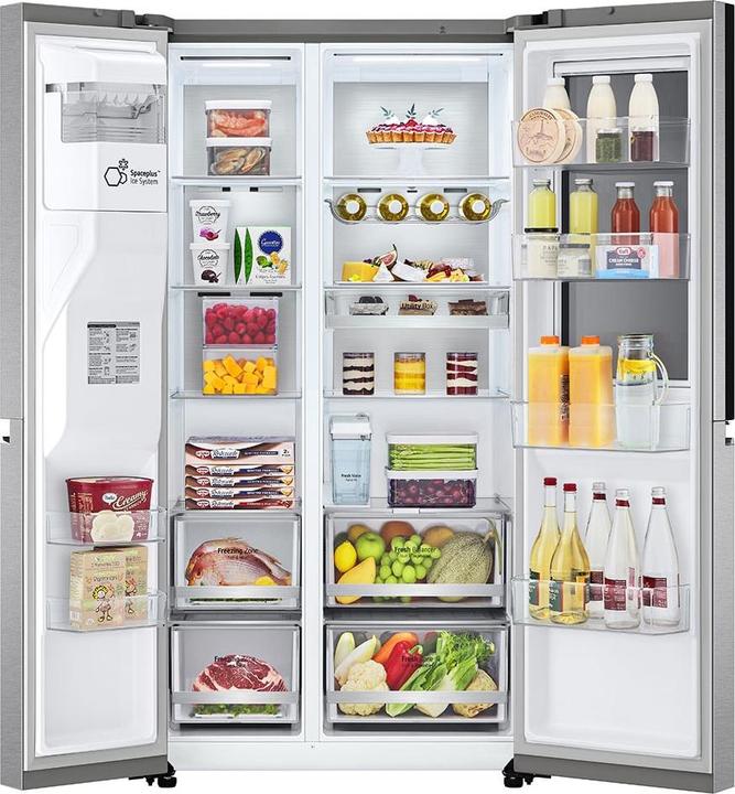 Produktbild LG GSXD91MBAE Side-by-Side mit InstaView Door-in-Door ® | Eis-, Crushed Ice- und Wasserspender (219 l)