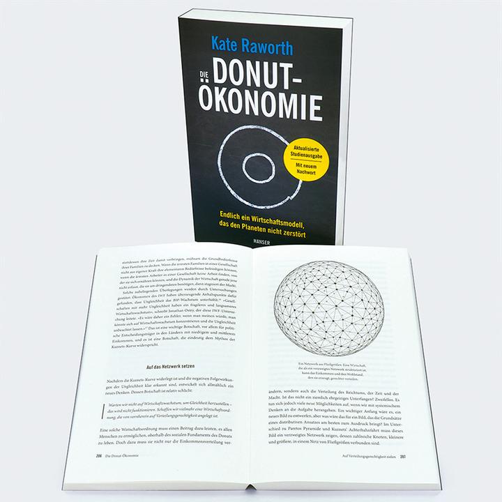 Produktbild Die Donut-Ökonomie (Studienausgabe) (Deutsch, Hans Freundl, Kate Raworth, Sigrid Schmid, 2023)