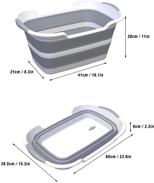 Image du produit DdLuck Baignoire pour animaux domestiques avec trou d'évacuation, pliable (Chien)