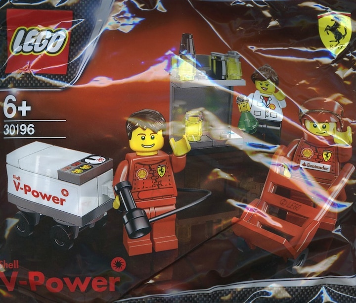 Immagine prodotto LEGO Speed Champions Ferrari Shell V-Power Promo Box Stop Crew (30196)