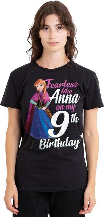 Produktbild Disney Frozen Fearless Like Anna TShirt 9 Geburtstag (XXL)