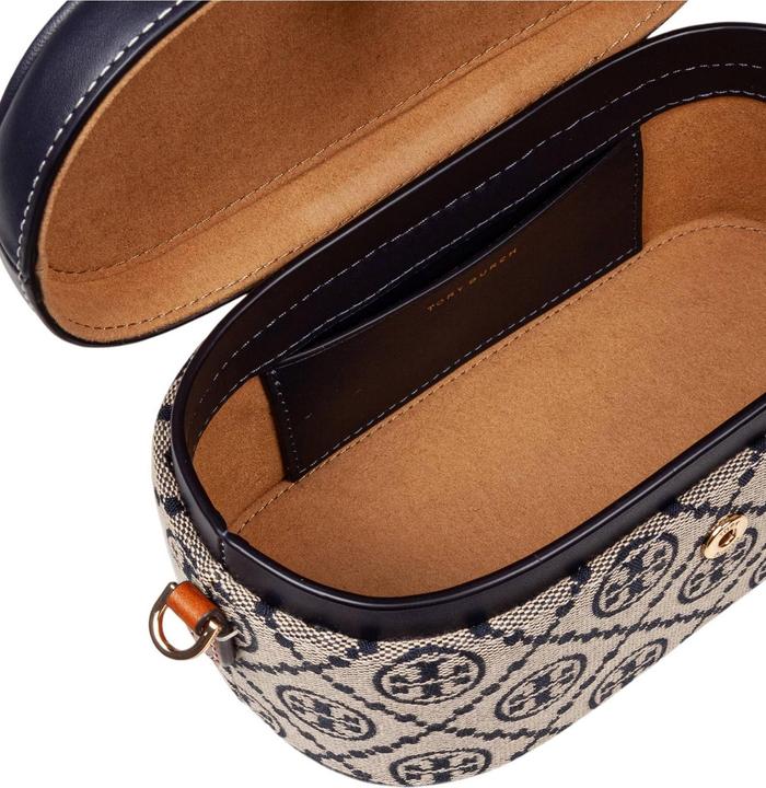 Immagine prodotto Tory Burch monogram leather and fabric vanity case