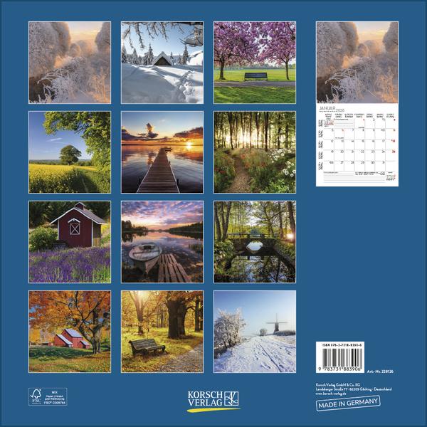 Actual product image Augenblicke der Stille 2026 (30 x 30 cm)