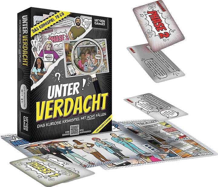 Actual product image Hidden Games Under suspicion: Of killers and cats - crime game (German, 1 - 4 Players)