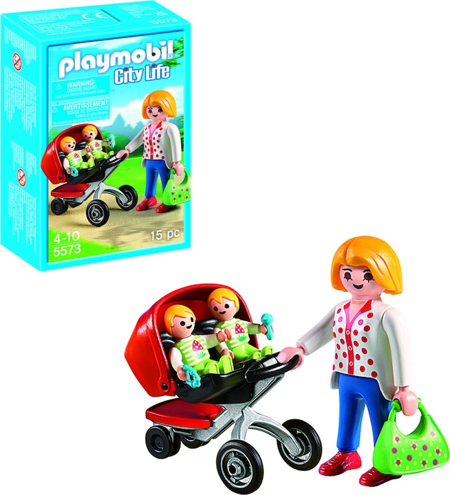 Actual product image Playmobil Twin stroller (5573, Playmobil City Life)