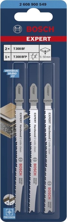 Actual product image Bosch Professional Zubehör Expert jigsaw blade set