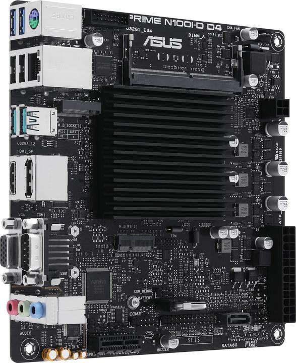 Produktbild ASUS Prime N100I-D D4 (NA (integrated CPU), Mini-ITX)