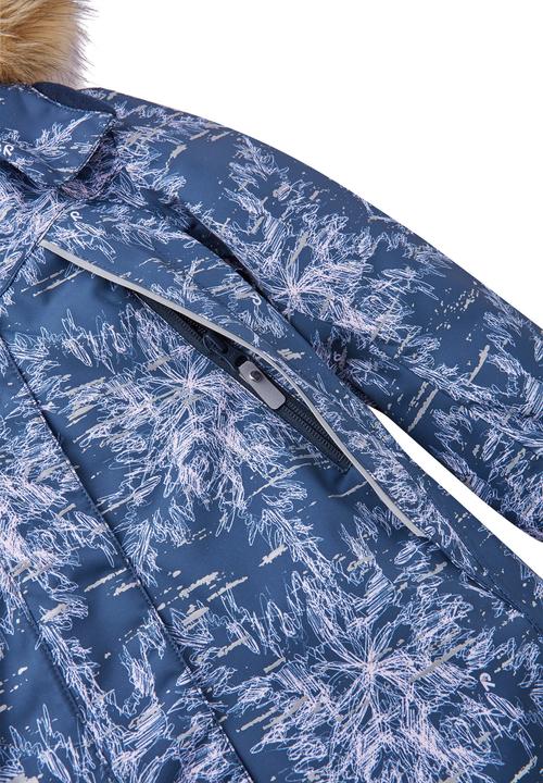 Actual product image Reima tec reflective winter jacket Silda Navy (104)
