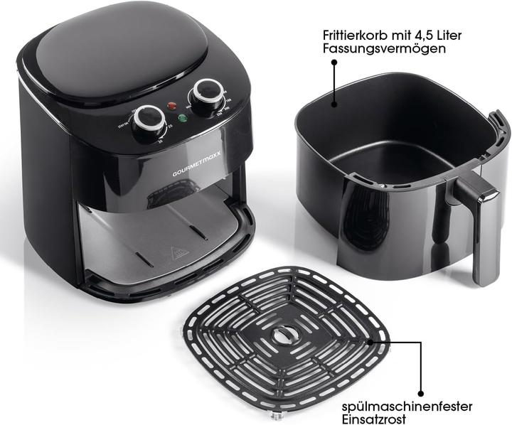 Produktbild Gourmetmaxx Heissluftfritteuse mit 8 Programmen