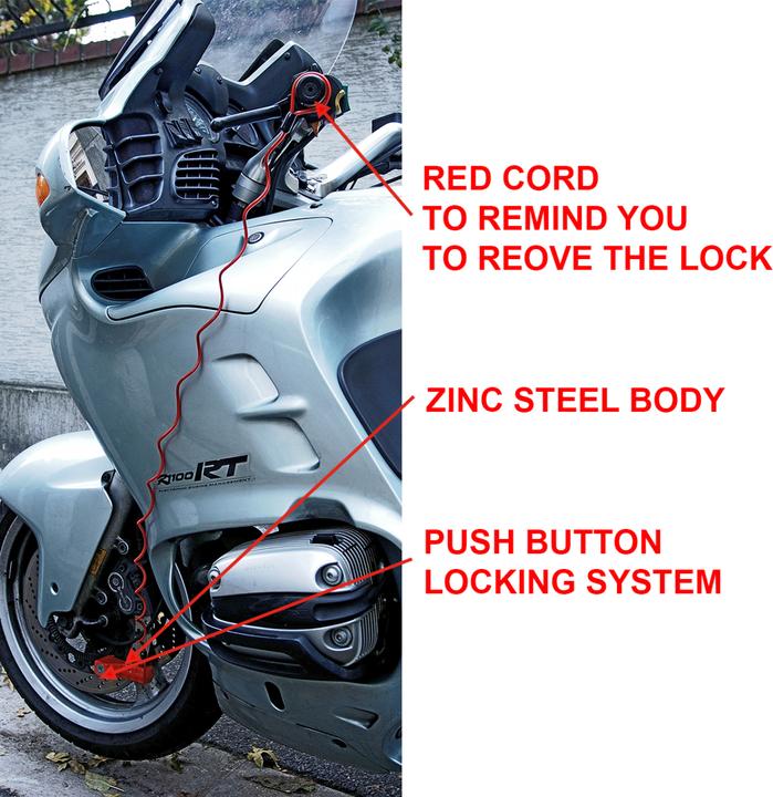 Produktbild Master Lock Scheibenbremsenschloss