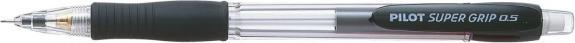 Immagine prodotto Pilot Super Grip, nero, plastica, gomma, nero, rotondo, metallo, plastica (0.50 mm, HB, 12 x)