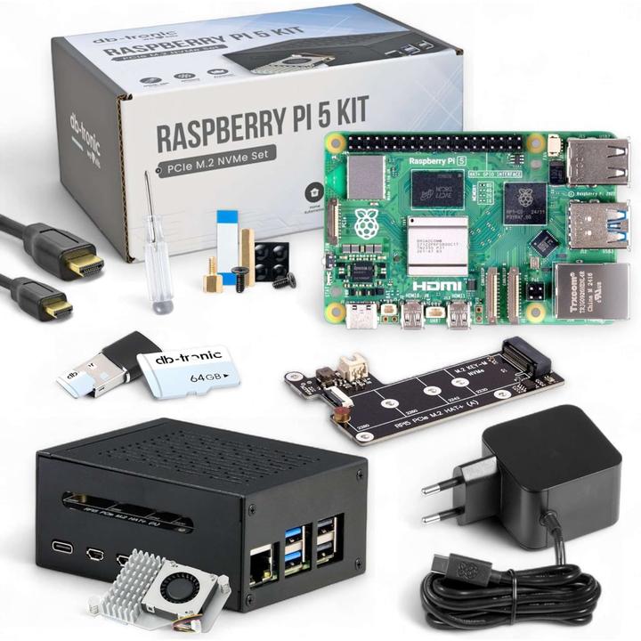 Produktbild Db-tronic Raspberry Pi 5 PCIe M.2 NVMe