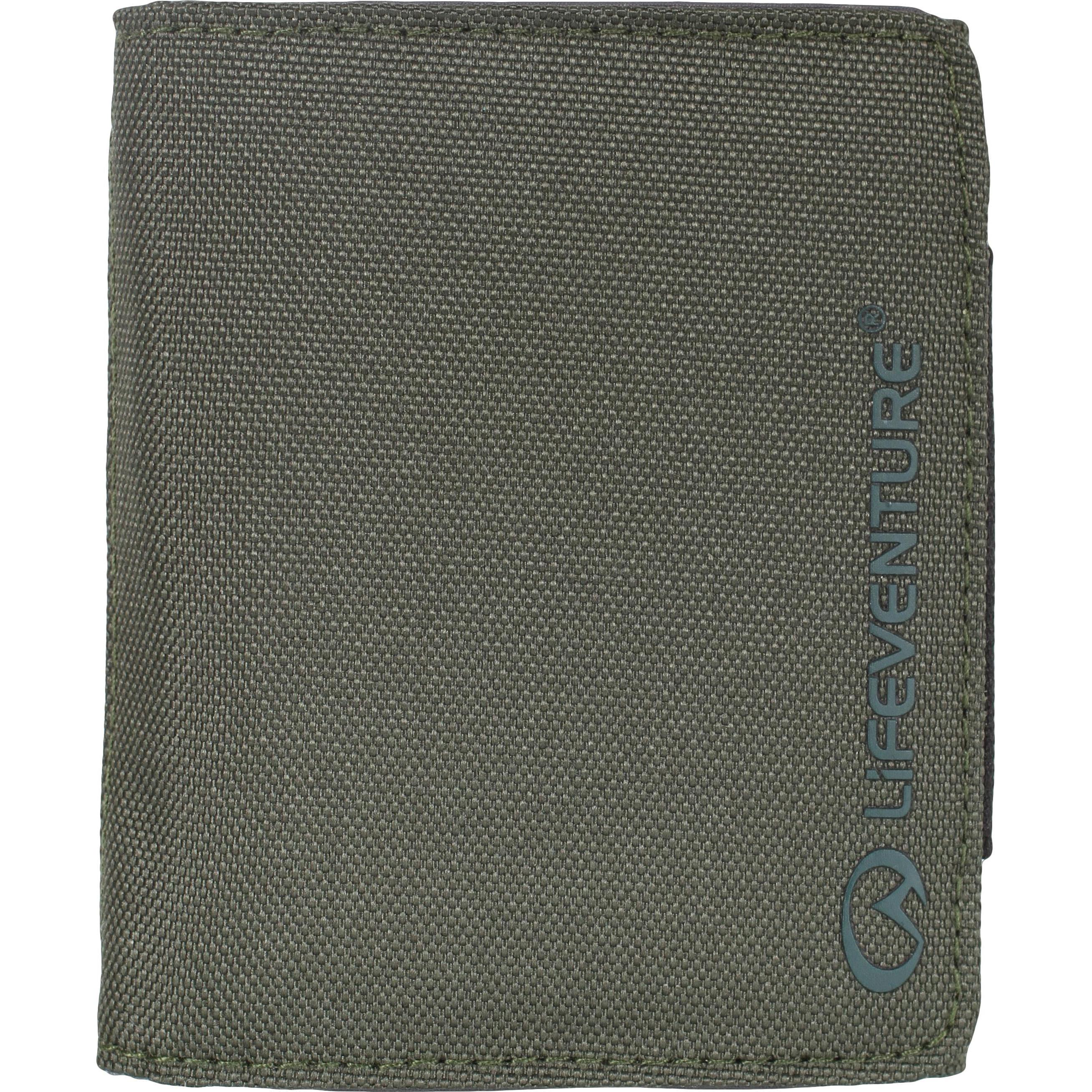 Lifeventure, Portemonnaie, RFID Wallet, Recycled, Olive, Grün