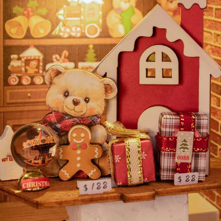 Image du produit Robotime Bausatz Santa's Toy Shop