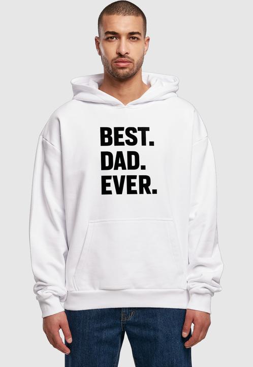 Produktbild Merchcode Fathers Day - Best Dad Ever Ultra Heavy Hoody - 112979 (S)