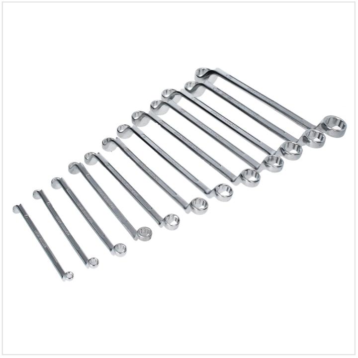 Immagine prodotto BGS Set di 12 Chiavi a doppio anello, a gomito SW 6 x 7 - 30 x 32 mm ( 1214 ) (19 mm, 6 mm, 12 mm, 24 mm, 14 mm, 22 mm, 16 mm, 23 mm, 10 mm, 21 mm, 18 mm, 27 mm, 7 mm, 17 mm, 11 mm, 15 mm, 26 mm, 30 mm, 8 mm, 28 mm, 9 mm, 29 mm, 13 mm, 20 mm, 25 mm)