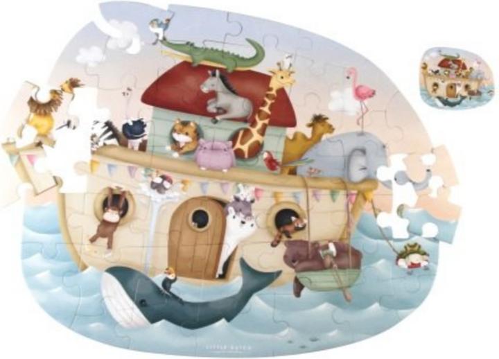 Actual product image Little Dutch Floor puzzle XL Noah's Ark (44 pieces)