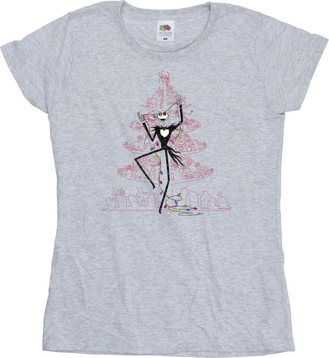 Produktbild Disney The Nightmare Before Christmas Tree Pink TShirt (XXL)