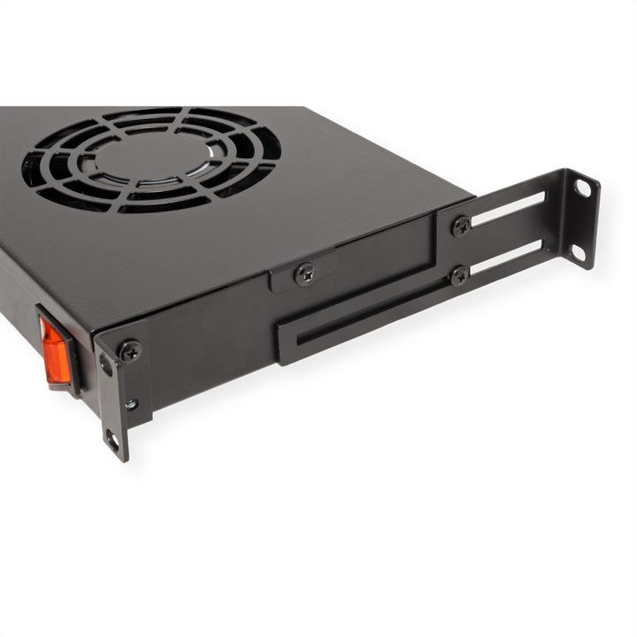 Produktbild Roline 19-inch fan unit 2 fans ON/OFF black