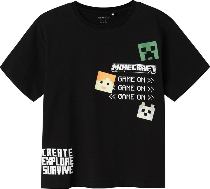 Produktbild Name it T-Shirt JAFAR MINECRAFT Kurzarmshirt (116)