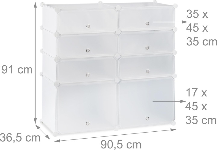 Immagine prodotto Relaxdays Baylee (94,5 x 36,5 x 91 cm)