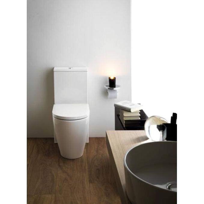 Thumbnail - Laufen, Toilette + Bidet, Stand-WC-Kombination KARTELL tief spülrandlos für Spülkasten schwarz