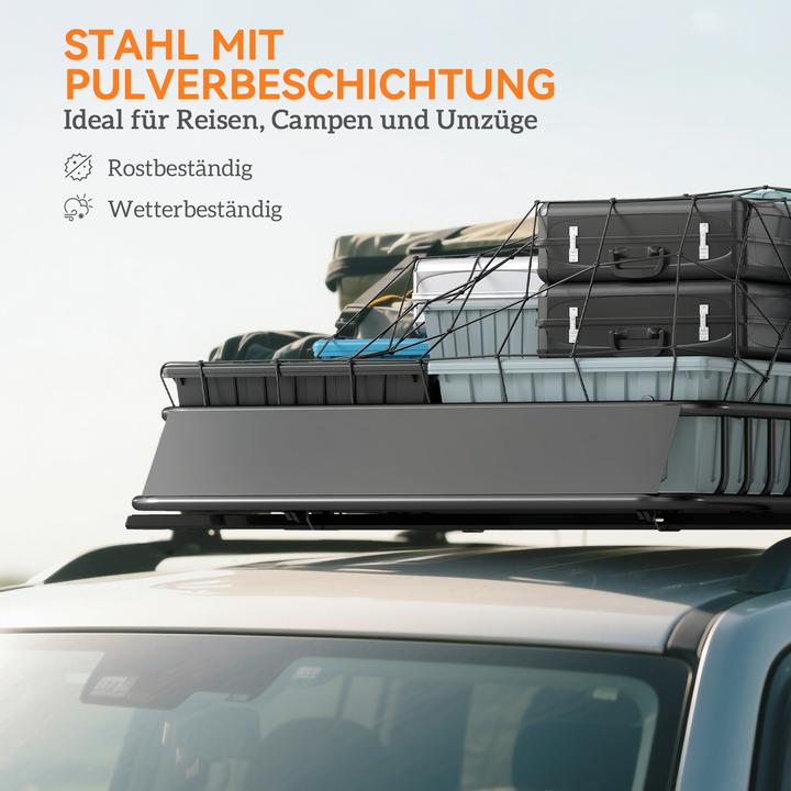 Produktbild Homcom Dachträger Stahl Schwarz