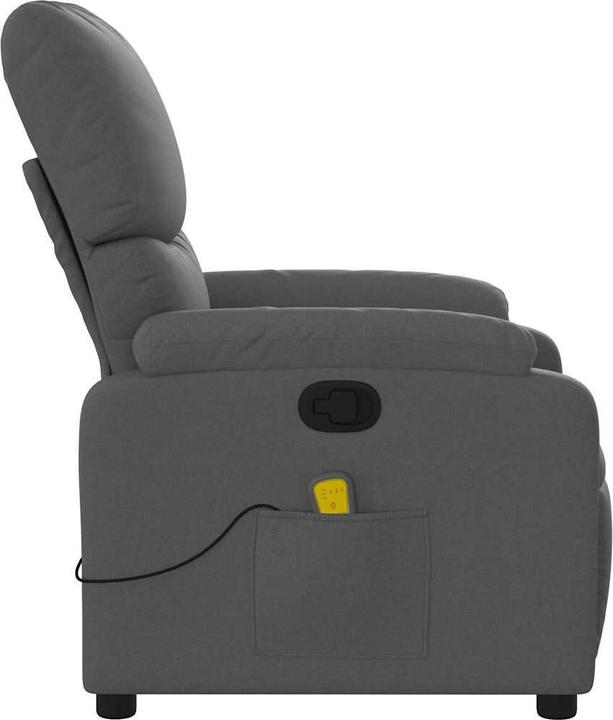 Immagine prodotto vidaXL Sedia da massaggio in tessuto grigio scuro,Colore: Grigio scuro, Materiale