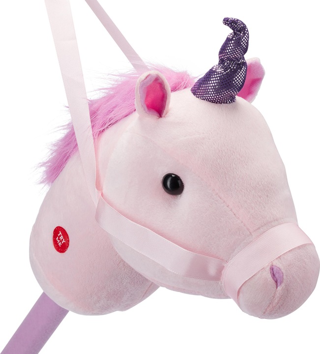 Image du produit Relaxdays Cheval à bâton licorne et son, enfants