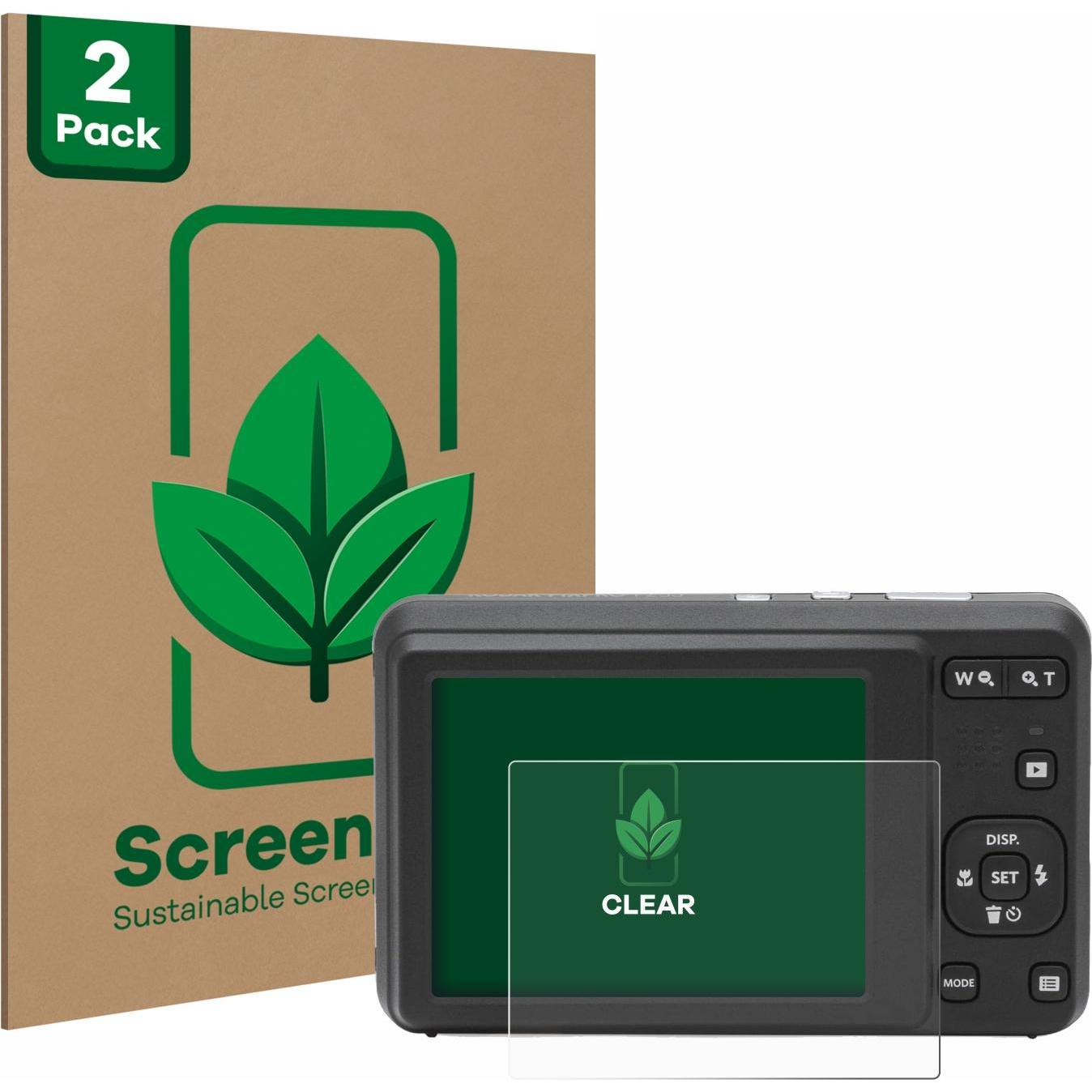 ScreenLeaf Schutzfolie nachhaltiger Displayschutz Displayschutzfolie Folie Klar Transparent (Displayschutz), Kameraschut...