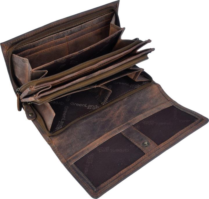 Immagine prodotto Greenland Nature Portafoglio Montenegro in pelle 19 cm