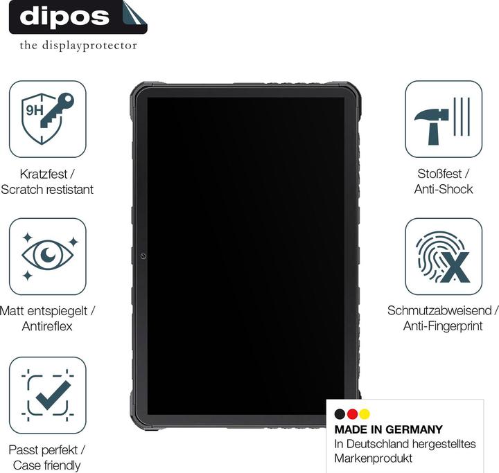 Actual product image Dipos Anti-Shock Screen Protector Matte (Cubot Tab King Kong)