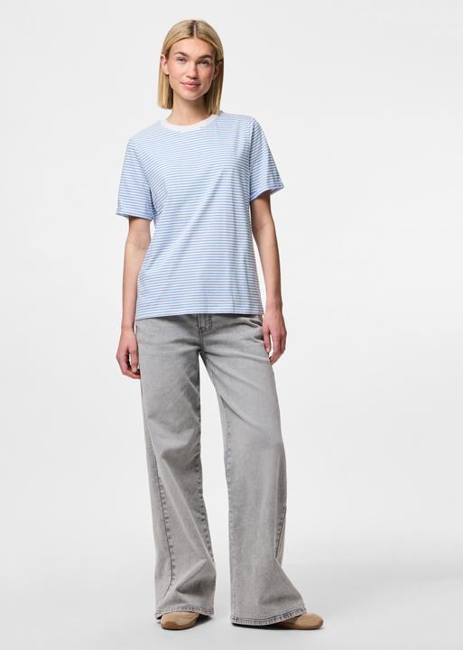 Immagine prodotto Pieces Pcria Ss Fold Up Tee Stripes Noos Bc (L)