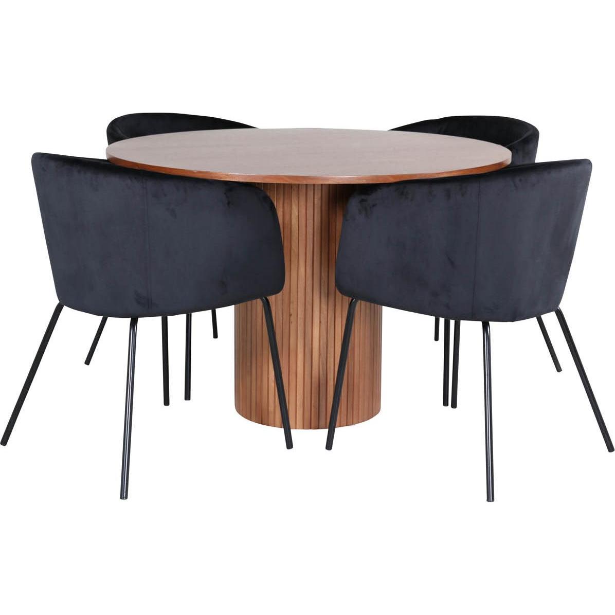 Ebuy24, Esstisch, Essgruppe Bianca 21 (110 x 110 x 74 cm)