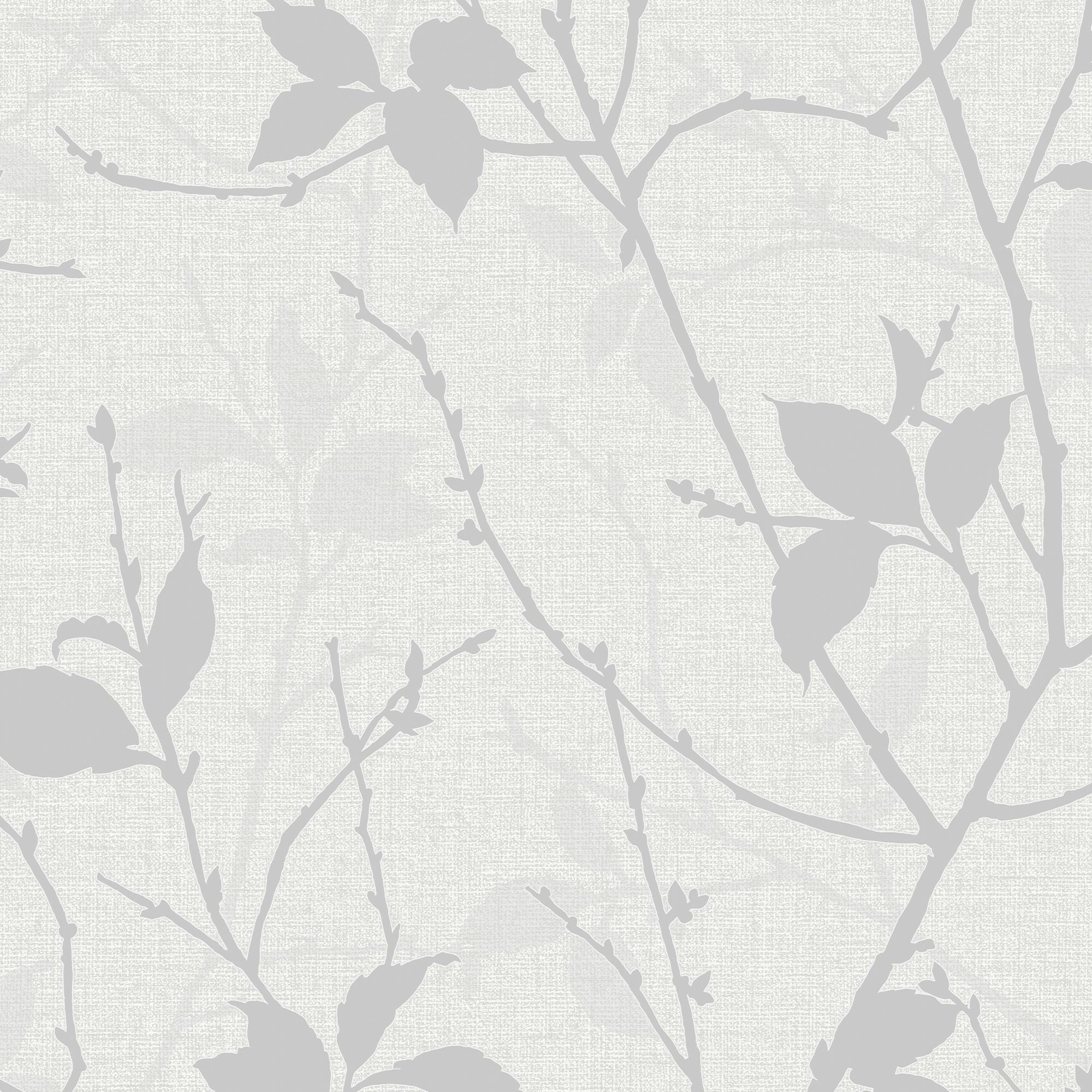 Boutique, Carta da parati, Wallpaper, white/grey