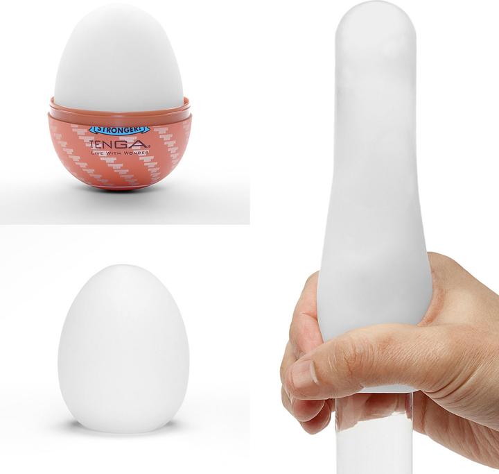 Actual product image Tenga Egg Thunder Hard Boiled