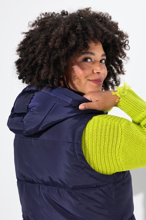 Produktbild Angel of Style Long-Steppweste, A-Linie, Kapuze (46)