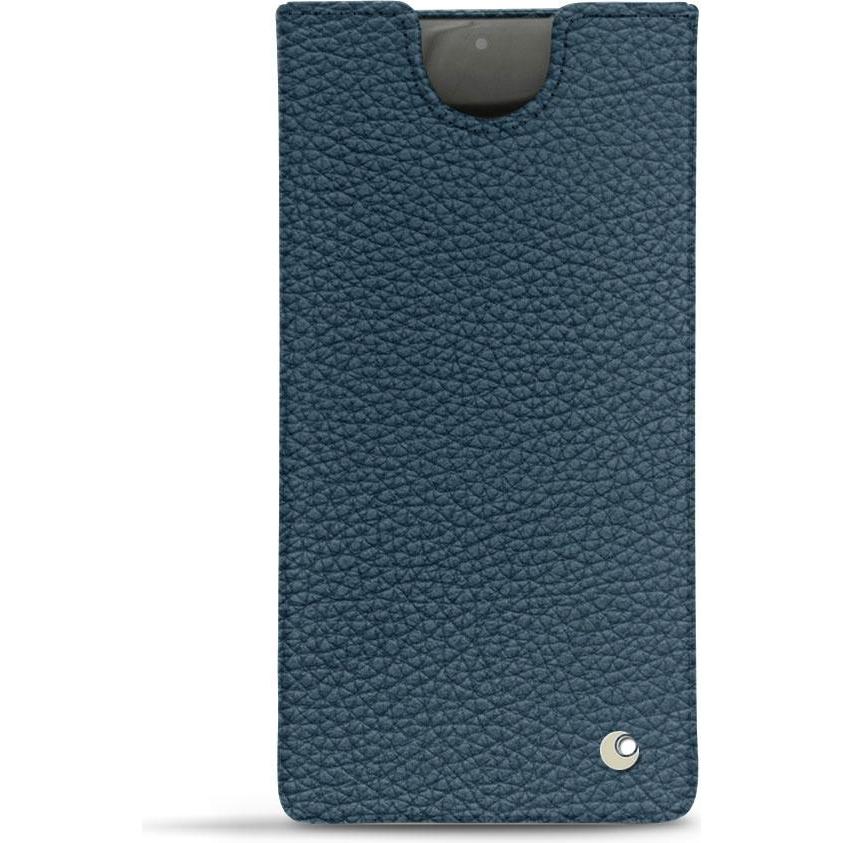 Noreve Lederschutzhülle (Samsung Galaxy Note 10), Smartphone Hülle, Blau