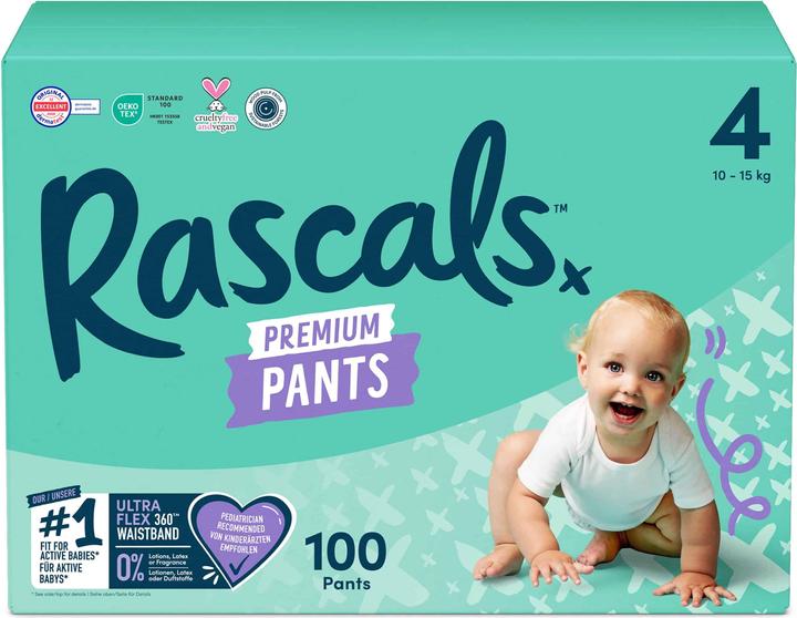 Produktbild Rascals Premium Pants (Gr. 4, Monatsbox, 100 Stück)