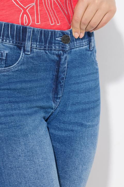 Actual product image Ulla Popken Double Fringe Hem Stretch Fit Jeans (44)