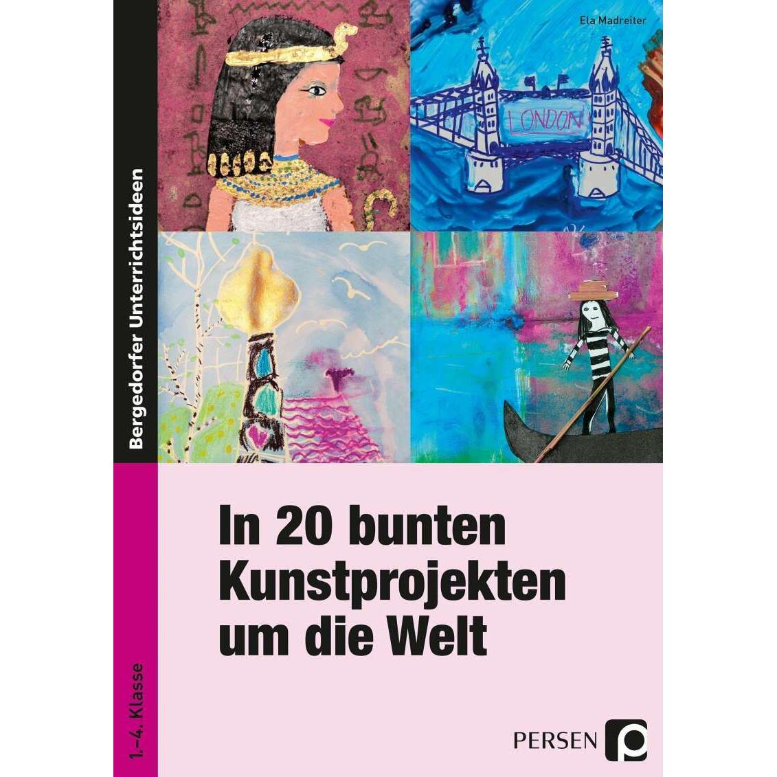 In 20 bunten Kunstprojekten um die Welt, Schulbücher von Ela Madreiter