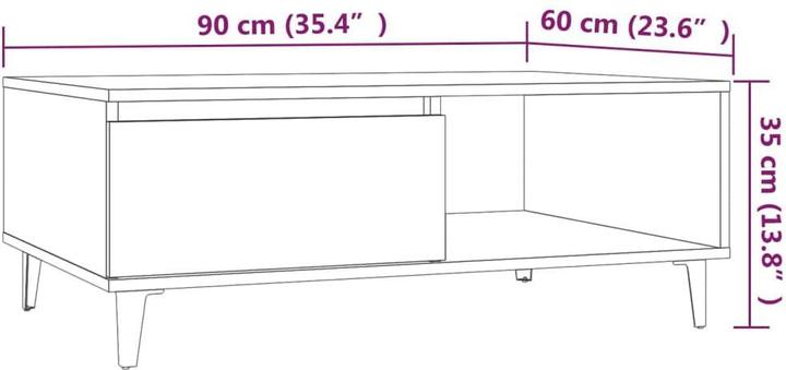 Image du produit vidaXL Couchtisch