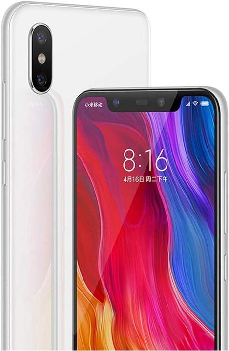 Produktbild Xiaomi Mi 8 (64 GB, White, 6.21", Dual SIM, 4G)